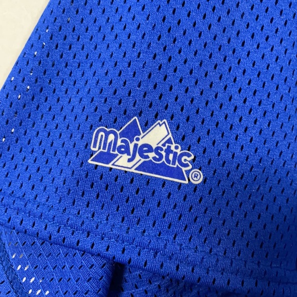 VINTAGE MAJESTIC *V. RARE* BUSCH BEER ST. LOUIS CARDINALS BLUE BASEBALL JERSEY - Picture 8 of 15